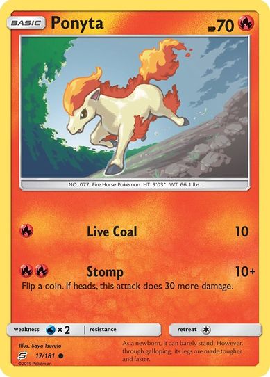 Ponyta (17/181) [Sun & Moon: Team Up]