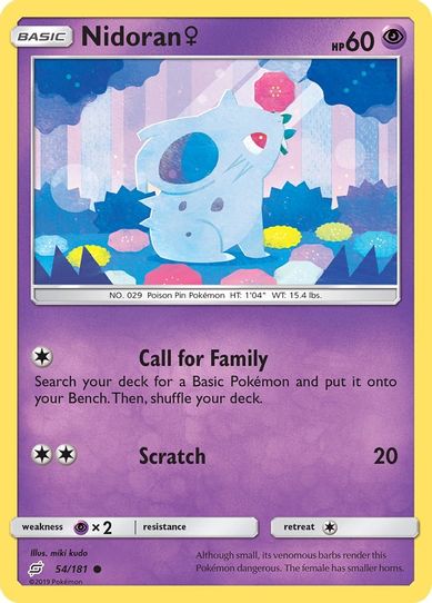 Nidoran F (54/181) [Sun & Moon: Team Up]