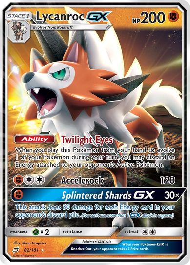Lycanroc GX (82/181) [Sun & Moon: Team Up]