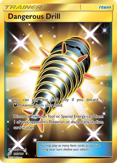 Dangerous Drill (Secret) (192/181) [Sun & Moon: Team Up]