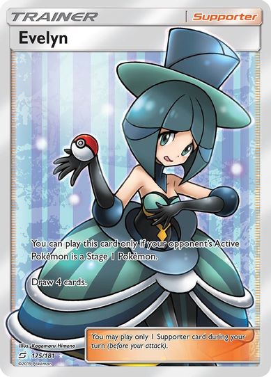 Evelyn (Full Art) (175/181) [Sun & Moon: Team Up]
