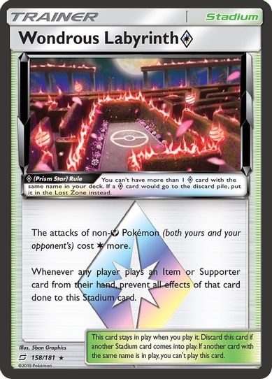 Wondrous Labyrinth Prism Star (158/181) [Sun & Moon: Team Up]