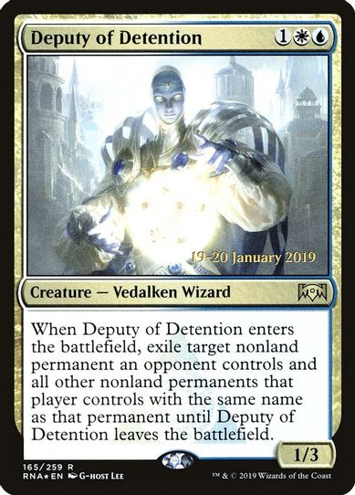 Deputy of Detention (165) [Prerelease Cards]