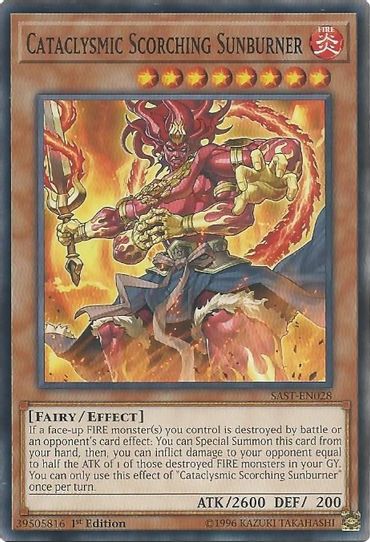 Cataclysmic Scorching Sunburner (SAST-EN028) [Savage Strike]
