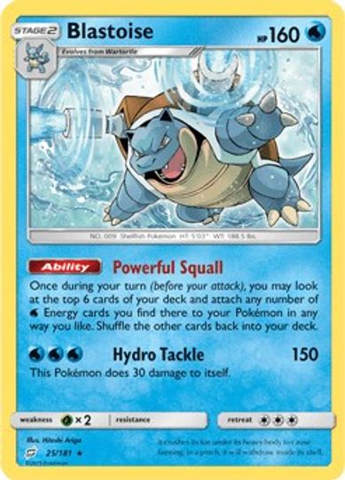Blastoise (SM Team Up) (25/203) [Deck Exclusives]