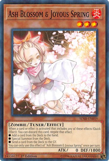 Ash Blossom & Joyous Spring (SDSB-EN019) [Structure Deck: Soulburner]