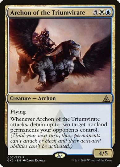 Archon of the Triumvirate (7) [Ravnica Allegiance: Guild Kits]