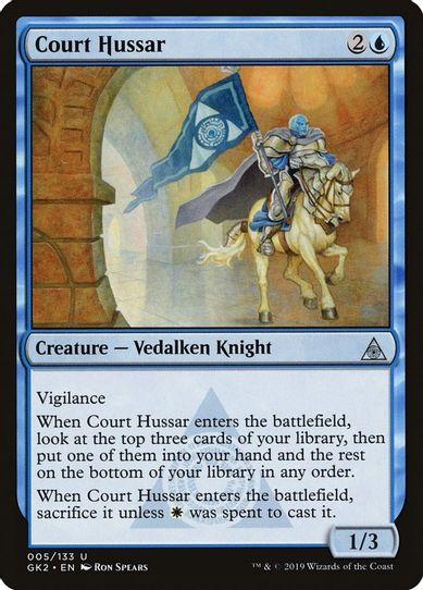 Court Hussar (5) [Ravnica Allegiance: Guild Kits]