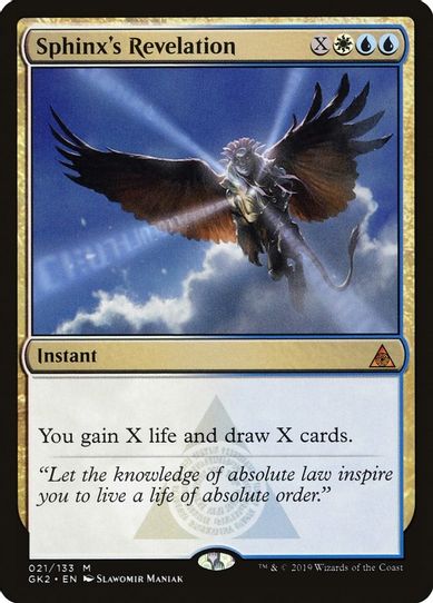 Sphinx's Revelation (21) [Ravnica Allegiance: Guild Kits]