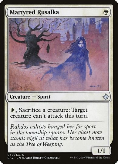 Martyred Rusalka (30) [Ravnica Allegiance: Guild Kits]
