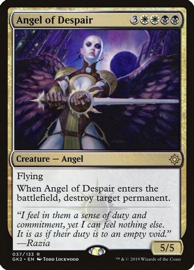 Angel of Despair (37) [Ravnica Allegiance: Guild Kits]