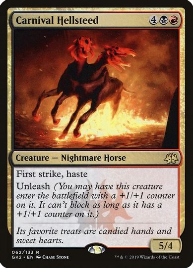 Carnival Hellsteed (62) [Ravnica Allegiance: Guild Kits]