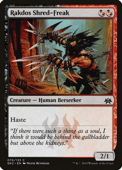 Rakdos Shred-Freak (70) [Ravnica Allegiance: Guild Kits]