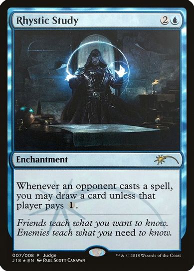 Rhystic Study (7) [Judge Promos]