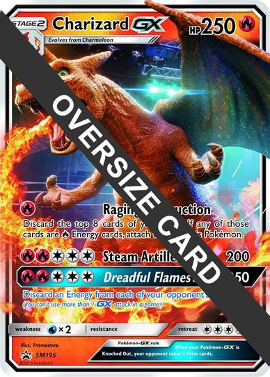 Charizard GX 195 (SM Black Star Promo) (SM195) [First Partner Pack Jumbo Cards]