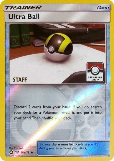 Ultra Ball 68a/73 (League Promo) [Staff] [League & Championship Cards]