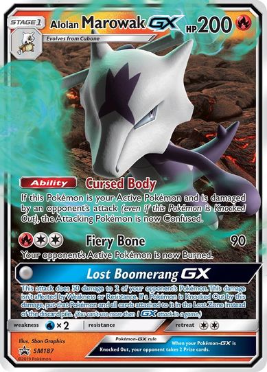 Alolan Marowak GX - SM (SM187) [SM Promos]