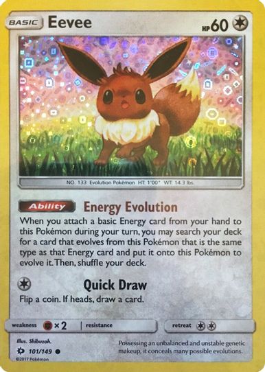 Eevee (General Mills Promo) (101) [Miscellaneous Cards & Products]
