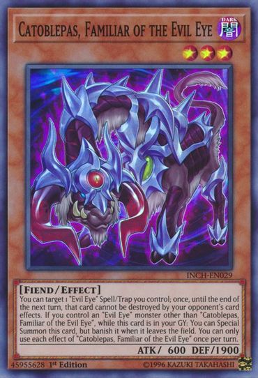 Catoblepas, Familiar of the Evil Eye (INCH-EN029) [The Infinity Chasers]