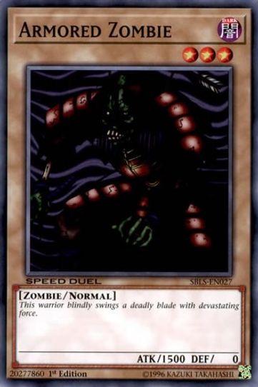 Armored Zombie (SBLS-EN027) [Speed Duel: Arena of Lost Souls]