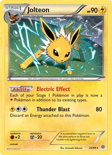 Jolteon (Cosmos Holo) (26) [Miscellaneous Cards & Products]