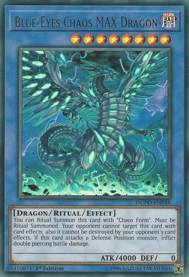Blue-Eyes Chaos MAX Dragon (DUPO-EN048) [Duel Power]