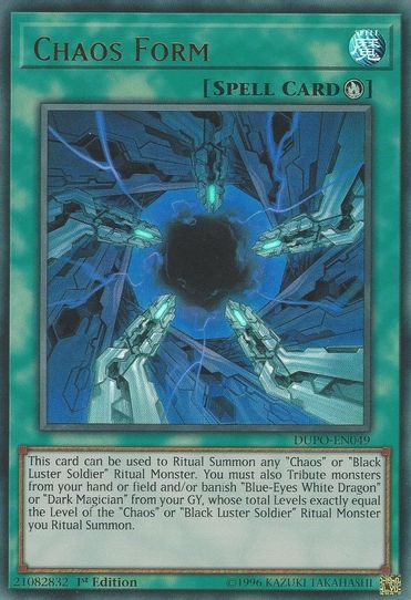 Chaos Form (DUPO-EN049) [Duel Power]