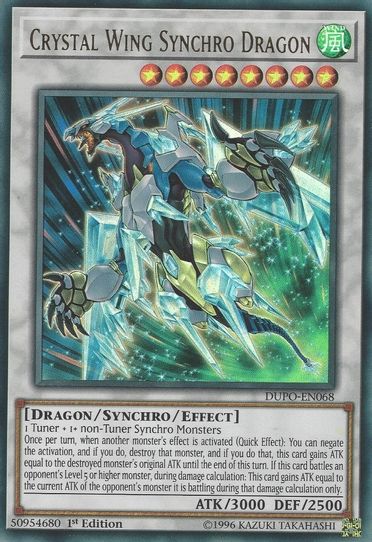 Crystal Wing Synchro Dragon (DUPO-EN068) [Duel Power]