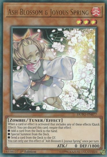 Ash Blossom & Joyous Spring (DUPO-EN077) [Duel Power]
