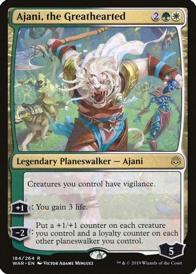 Ajani, the Greathearted (184) [War of the Spark]
