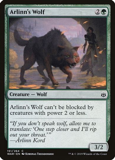 Arlinn's Wolf (151) [War of the Spark]