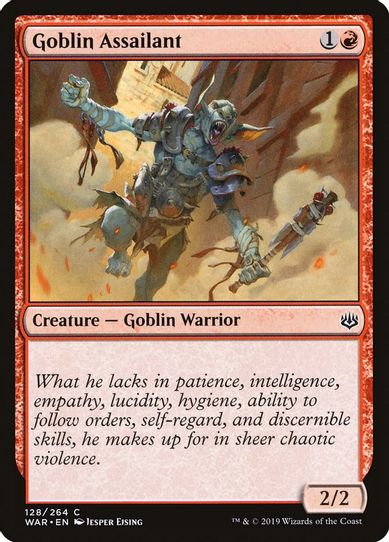 Goblin Assailant (128) [War of the Spark]