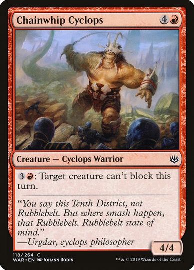 Chainwhip Cyclops (118) [War of the Spark]
