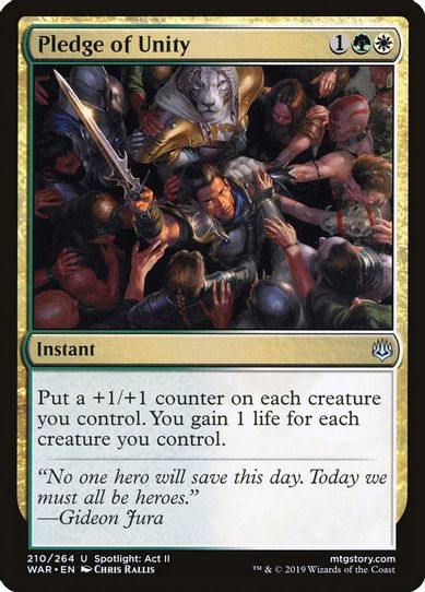 Pledge of Unity (210) [War of the Spark]