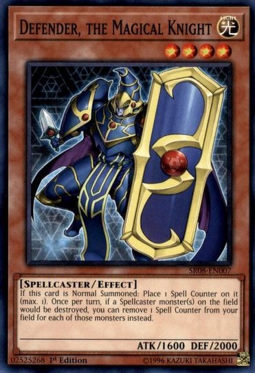 Defender, the Magical Knight (SR08-EN007) [Structure Deck: Order of the Spellcasters]