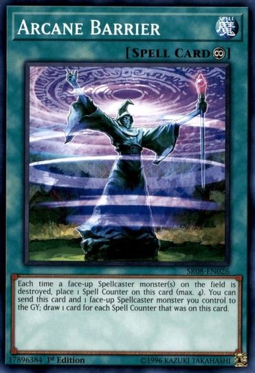 Arcane Barrier (SR08-EN026) [Structure Deck: Order of the Spellcasters]