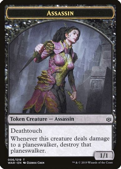 Assassin Token (6) [War of the Spark]