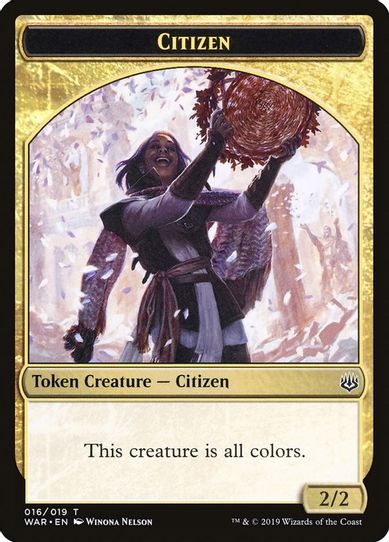Citizen Token (16) [War of the Spark]