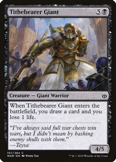 Tithebearer Giant (107) [War of the Spark]