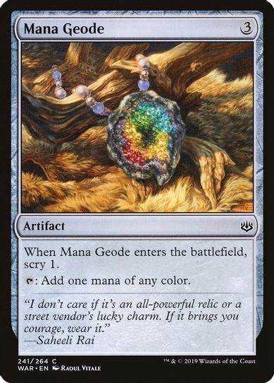 Mana Geode (241) [War of the Spark]