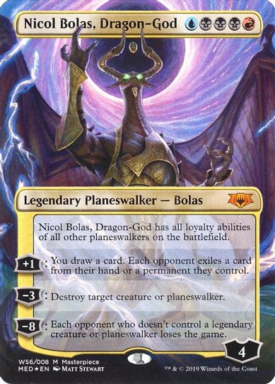 Nicol Bolas, Dragon-God (WS6) [Mythic Edition: War of the Spark]