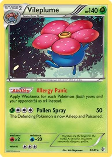 Vileplume 3/149 (BW Boundaries Crossed) [Deck Exclusives]