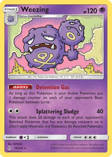 Weezing (74/214) [Sun & Moon: Unbroken Bonds]