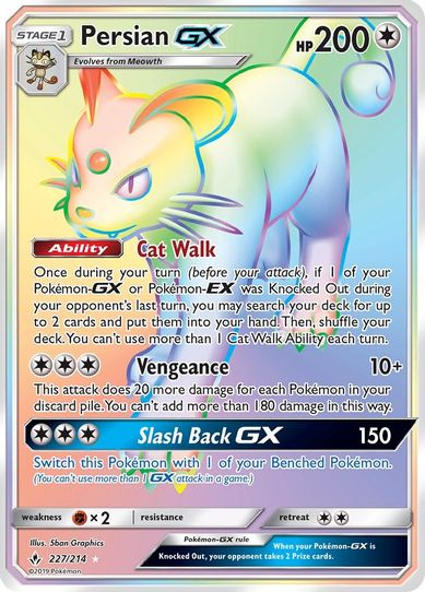 Persian GX (Secret) (227/214) [Sun & Moon: Unbroken Bonds]