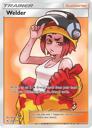 Welder (Full Art) (214/214) [Sun & Moon: Unbroken Bonds]