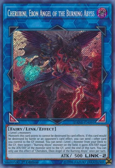 Cherubini, Ebon Angel of the Burning Abyss (DANE-EN095) [Dark Neostorm]