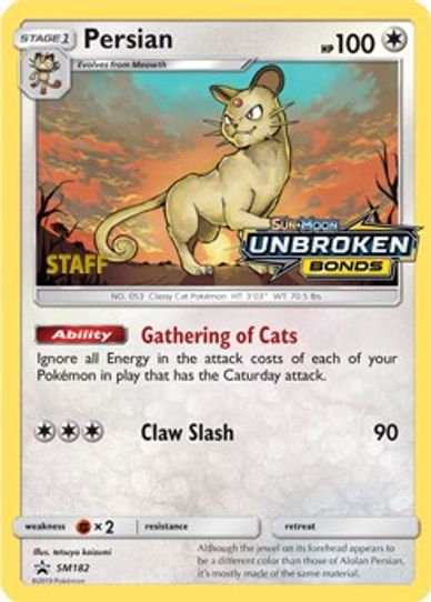 Persian - SM (Prerelease Promo) [Staff] (SM182) [SM Promos]