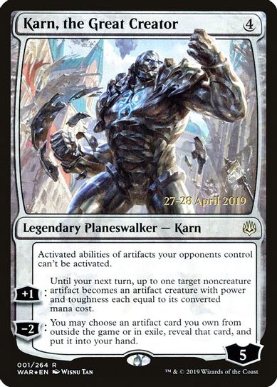 Karn, the Great Creator (1) [Prerelease Cards]
