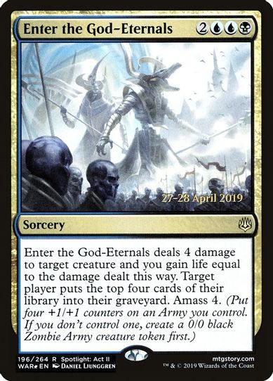 Enter the God-Eternals (196) [Prerelease Cards]