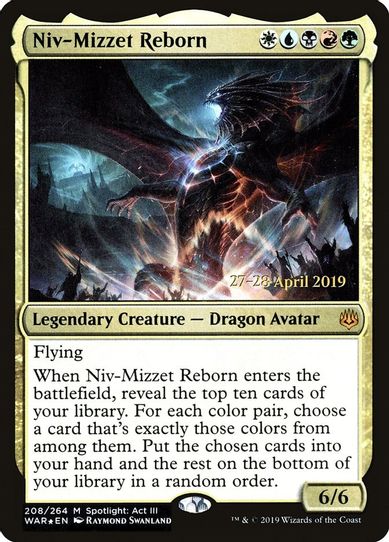 Niv-Mizzet Reborn (208) [Prerelease Cards]